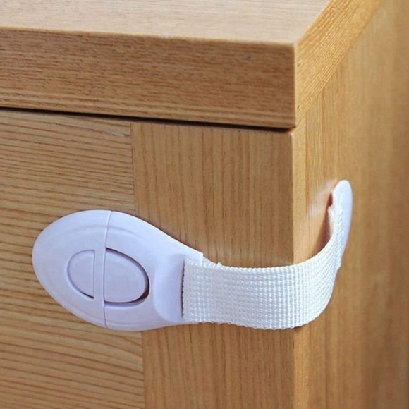 Child Infant Baby Safety Lock Latch Cupboard Cabinet Door Drawers Child Safety L - Picture 4 of 11